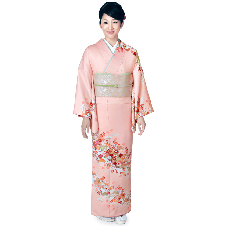 楽天市場】訪問着 セット 購入 淡ピンク地 宝尽くし松竹梅 18点フル