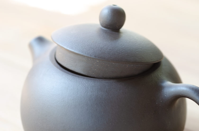 紫砂 茶壷 急須 帯網付き 日本茶（深蒸し茶）用帯網急須