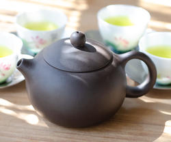 中国 茶葉末釉急須茶壷 金継ぎ直しMR4778