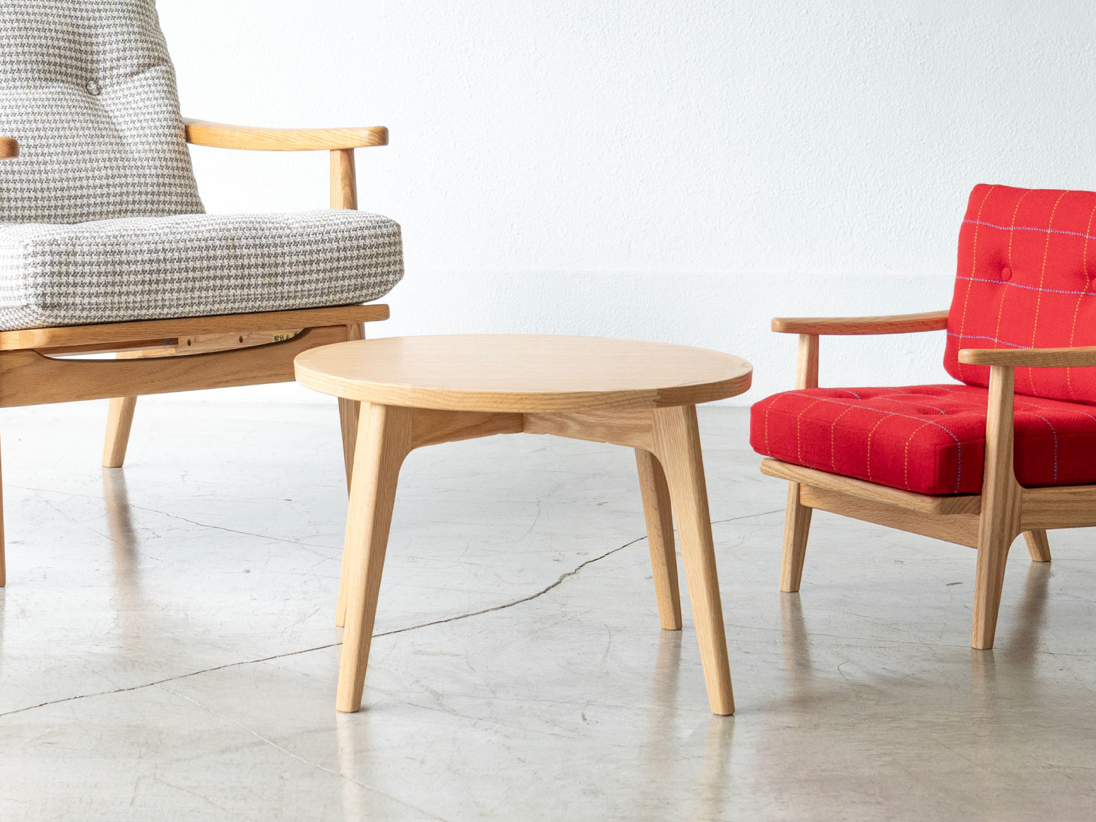 楽天市場】マルニ60+ ラウンドテーブル 48 ミニ オーク 子供用テーブル