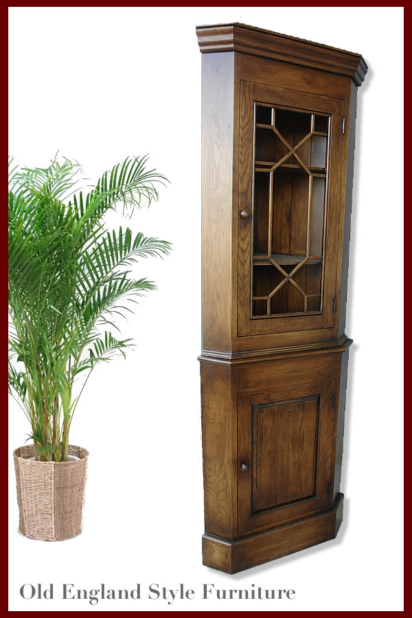 楽天市場】輸入家具 イングランドスタイル コーナーキャビネット