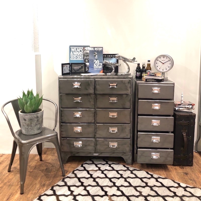 楽天市場】ダルトン DULTON 1列5段引出しチェスト Raw色 おしゃれ