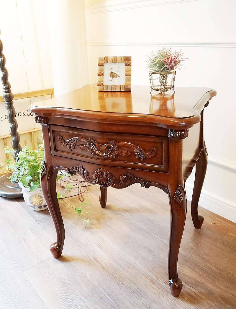 アンティーク家具 コンソール サイドテーブル ナイトテーブル 猫脚 ※i4