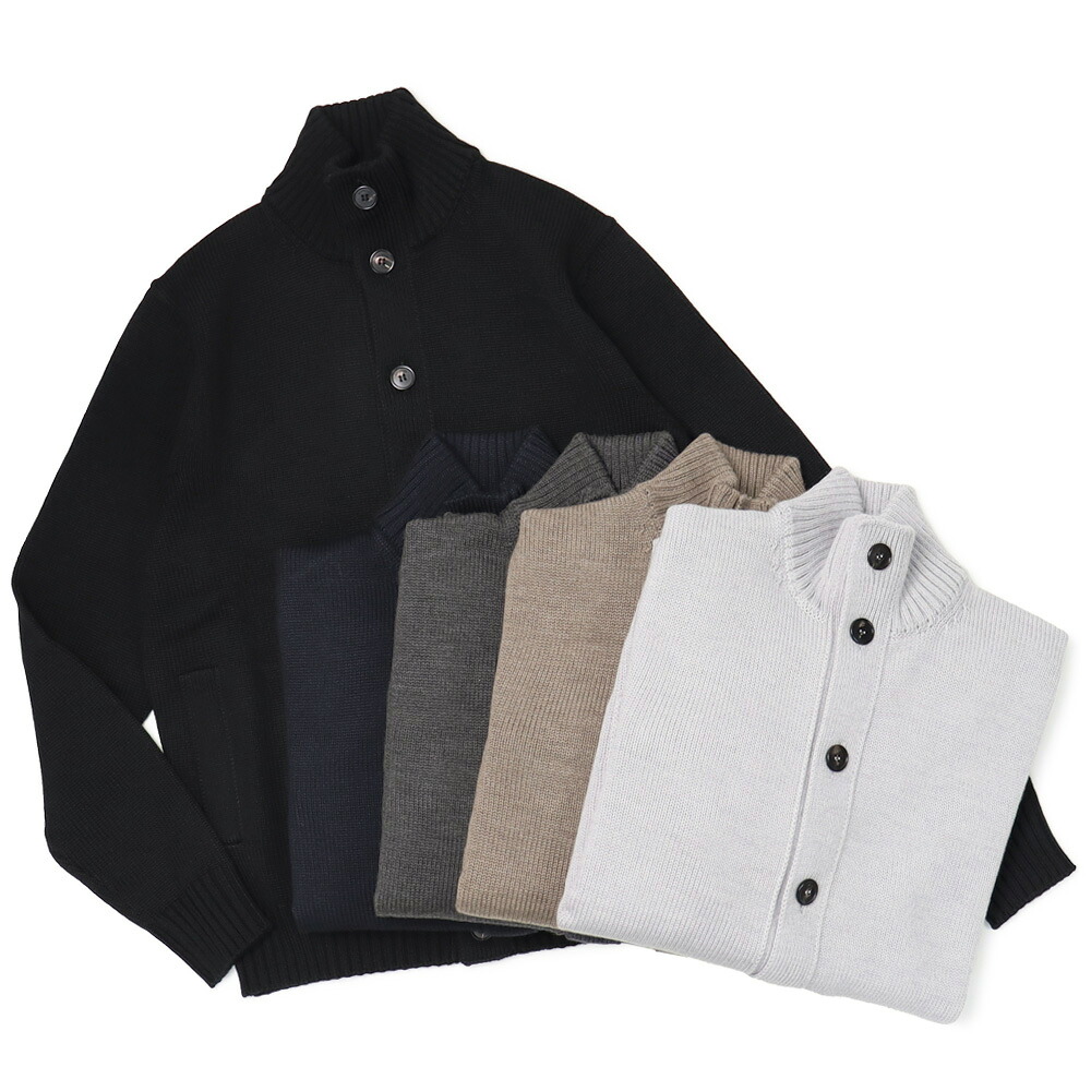 ザノーネ / ZANONE / NEW CHIOTO / キョート / スタンドカラー ニット