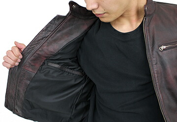 楽天市場】ユーズド調 シングルライダース ゴートレザー 山羊革 本革