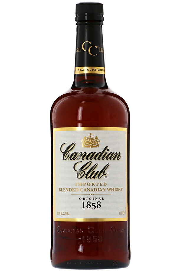 楽天市場】【送料無料】 カナディアンクラブ 40度 正規 箱なし 1000ml