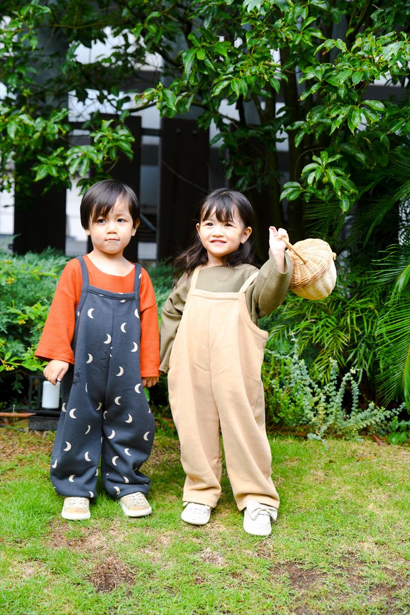 Organic Zoo】Charcoal Midnight Dungarees【1-2歳/2-3歳/3-4歳