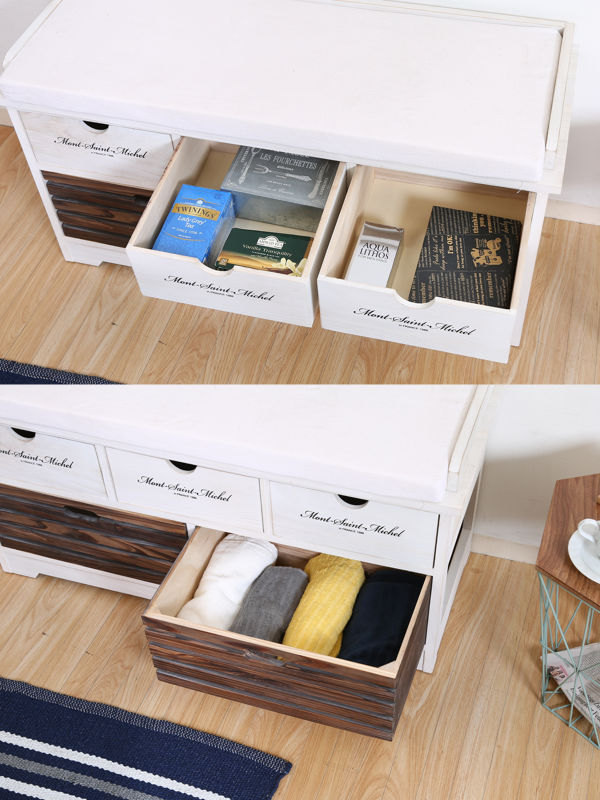 楽天市場】ベンチ 幅90cm 収納 アンティーク調 木製 桐 チェスト