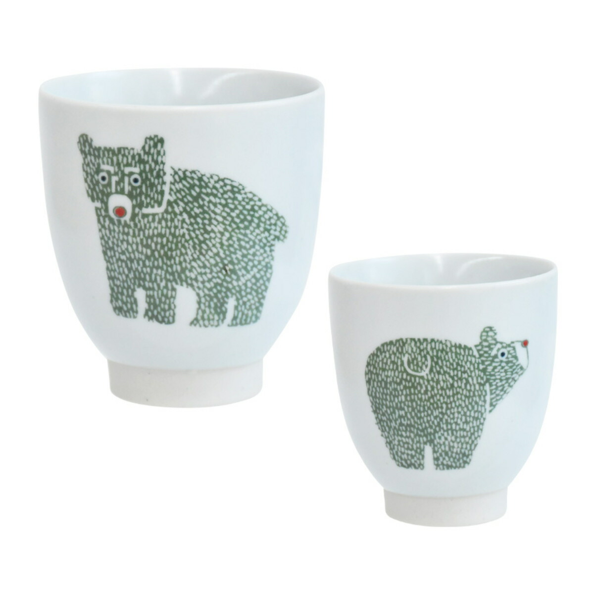 楽天市場】湯呑み Nordic Animals コップ （ 200ml 陶磁器 波佐見焼