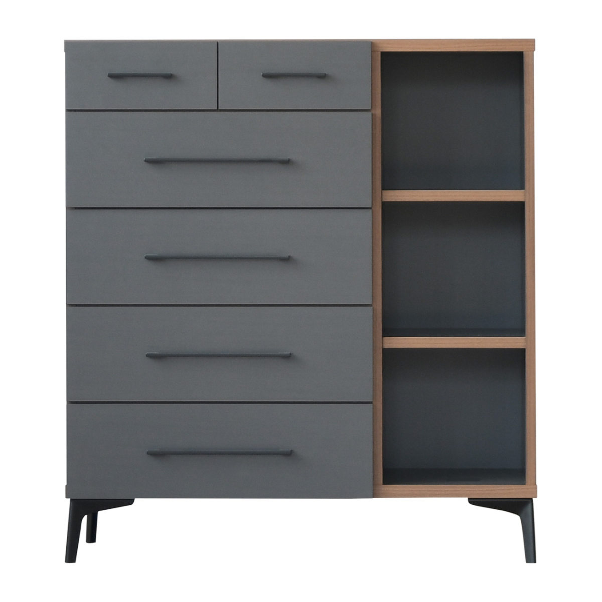 5段チェスト 日本民芸 高級感 幅31奥行き42高さ86センチ レトロ 昭和