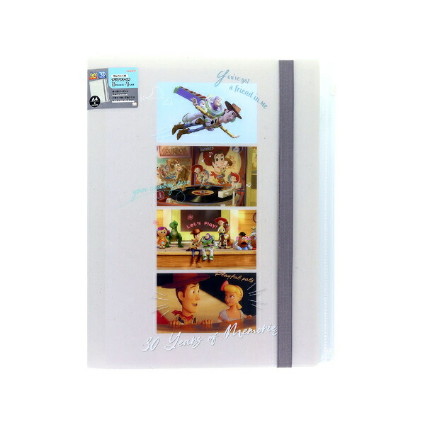 ディズニー トイストーリー 30th ゴムバンド付クリアファイル5P+F