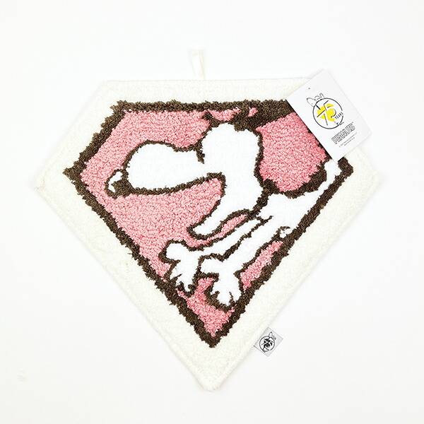 スヌーピー ダイヤモンド アクセントマット ピンク PEANUTS 75th SNOOPY