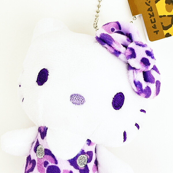 ハローキティ 豹 マスコット ブルー ハローキティ 豹 マスコット ブルー