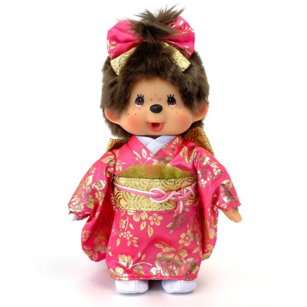 人形 日本人形 女の子 ちりめんの着物付き W6×D3×H15㎝ 人形 日本人形