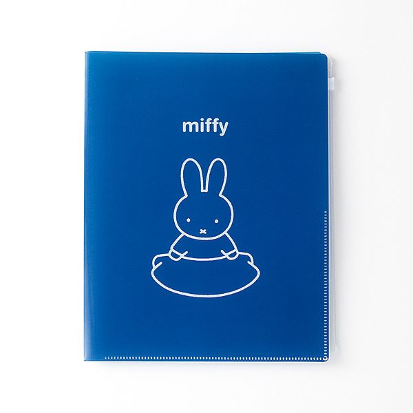 ミッフィー A4 ジップファイル おばけ ファイル クリアファイル 学校