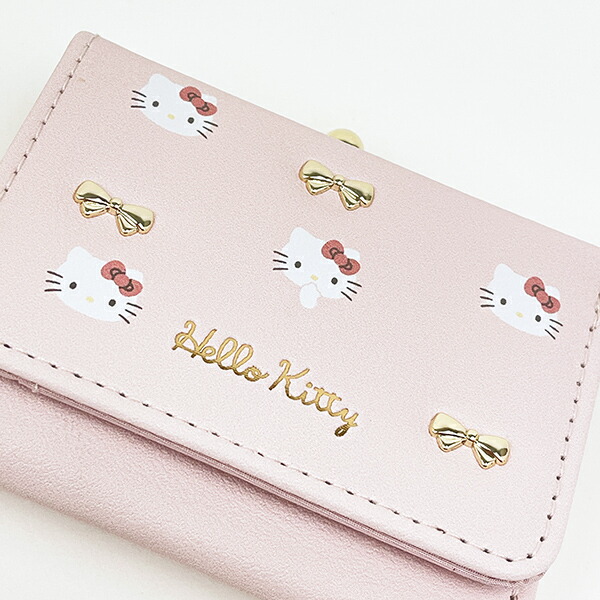 サンリオ ハローキティ コンパクト財布 ピンク Sanrio