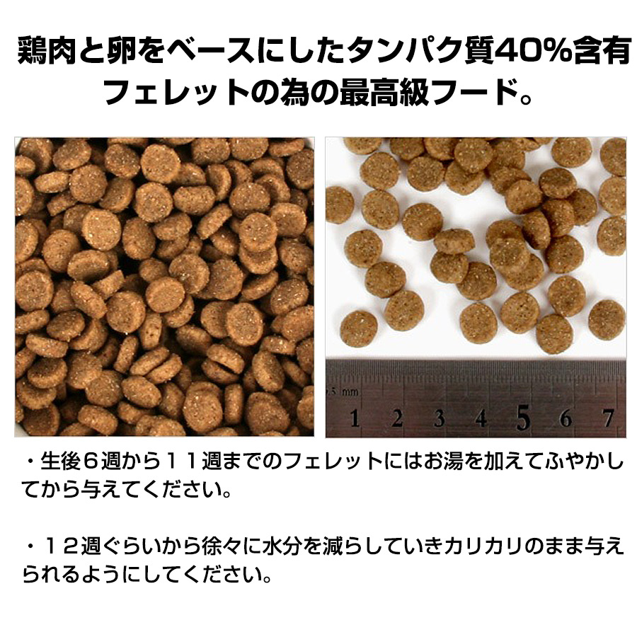 ズプリーム プレミアムフェレットダイエット 1.8kg フェレット