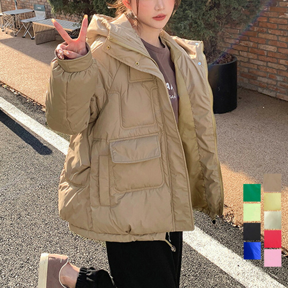 楽天市場】ジャケット レディース 秋冬 前ジップ フード付き 絞れる裾