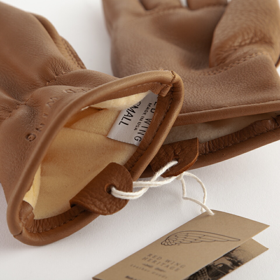 楽天市場】RED WING レッドウイング LINED BUCKSKIN LEATHER GLOVE