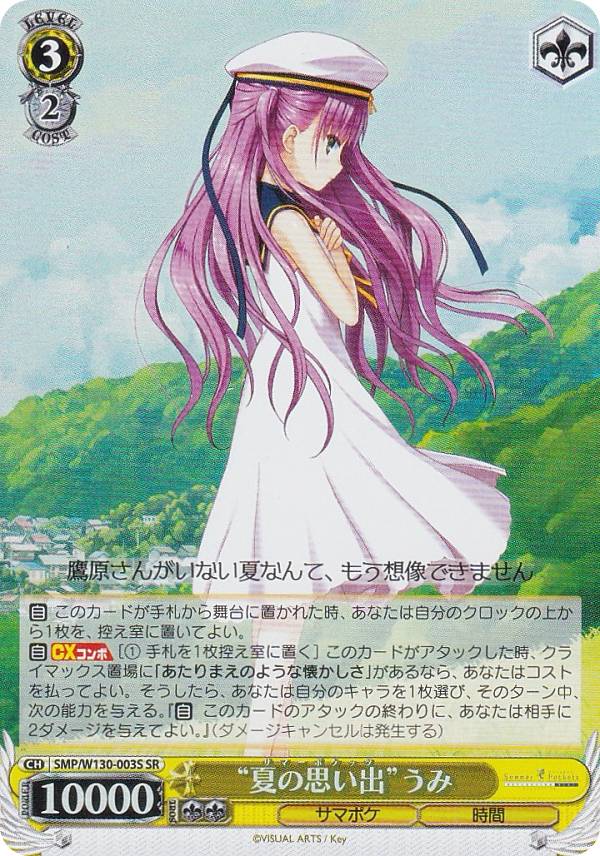 summer pocketsヴァイスシュヴァルツ 夏の思い出 紬SP ヴァイス