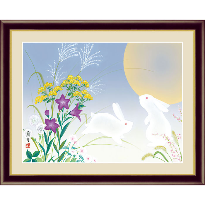 種類3：f8 額絵 田村竹世 竹に雀 f8・f6・f4サイズ 現代日本画シリーズ