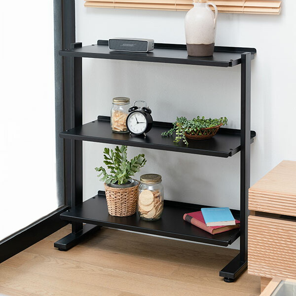 楽天市場】 商品名：横と斜めの ディスプレイ・ラック（3段）【ラック