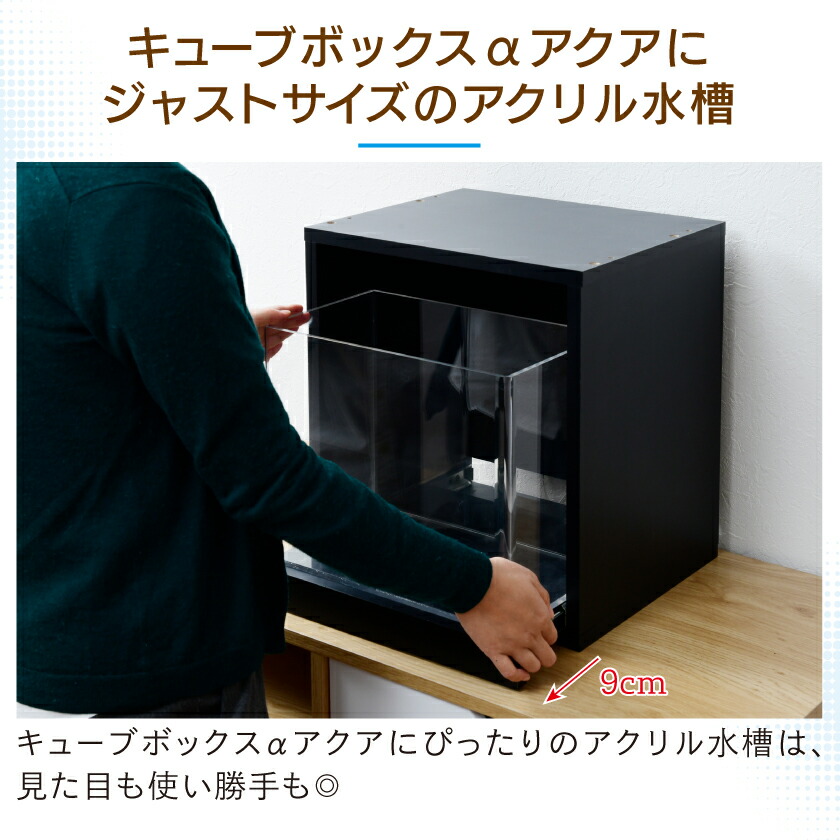 CBA ｱｸｱ 水槽ｾｯﾄ 増設用 アクア CUBE BOXα