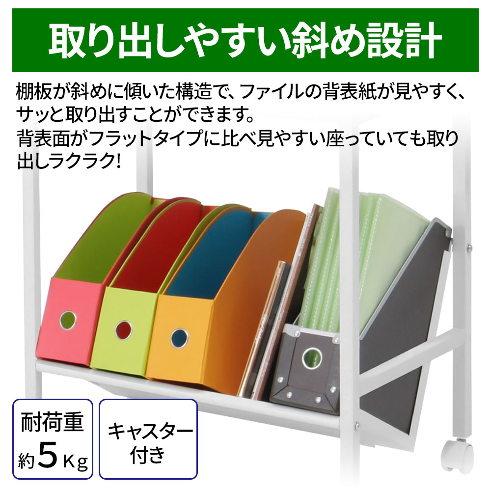 楽天市場】半 額＆200円OFF 11日23:59迄 ファイルワゴン キャスター