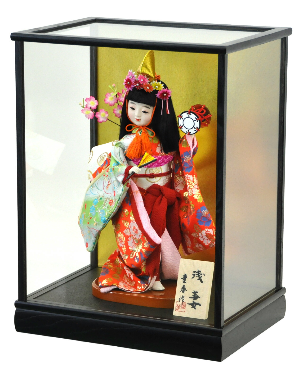 日本人形 ガラスケース入り