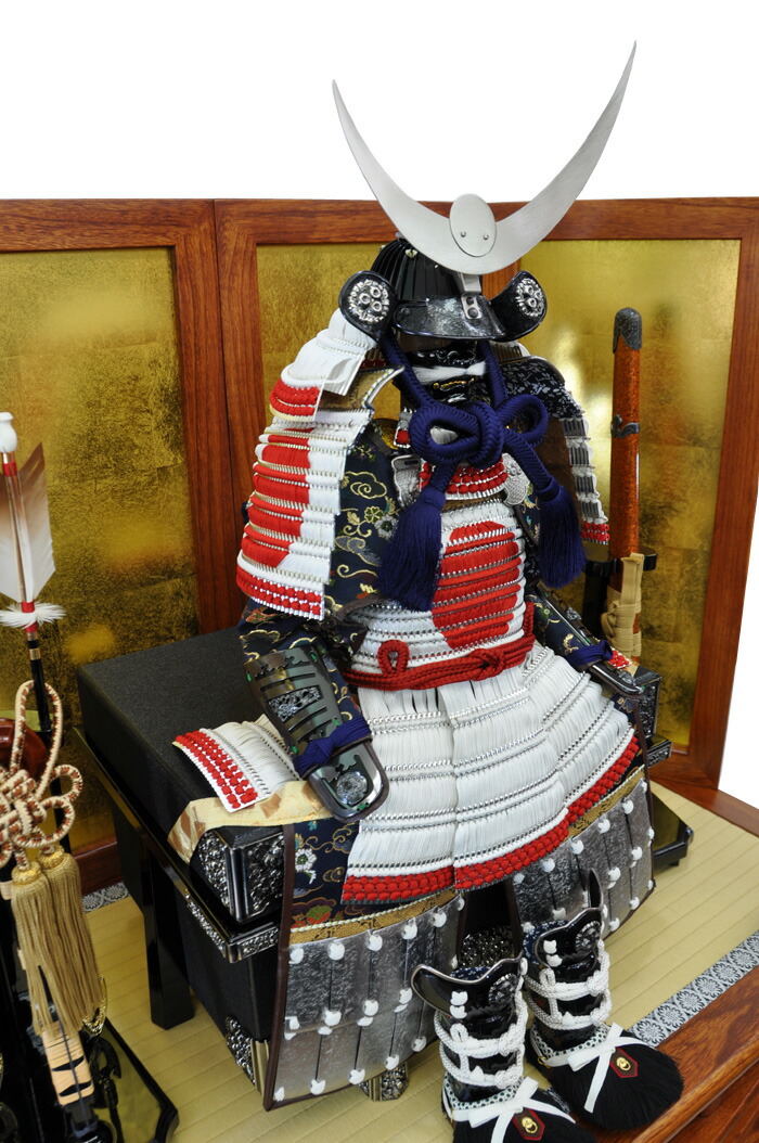 五月人形 上杉謙信公型 鎧高床台飾りセット【P94009】インターネット店