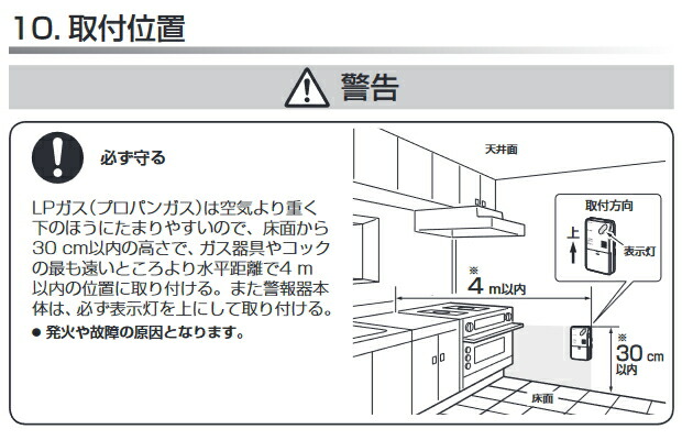 楽天市場】[ SH1275 ] Panasonic パナソニック ガス漏れ警報器 ガス