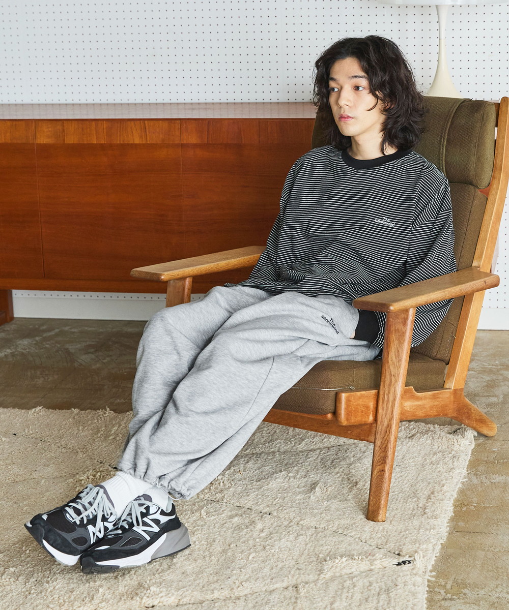 セットアップ対応】ブランド刺繍ロゴ裾ドローコードアーバンテック