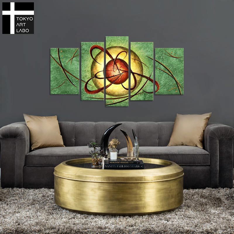 絵画 インテリア 額付( 青緑＋金色の枠)油絵 F4-081014 人物 子供 絵画