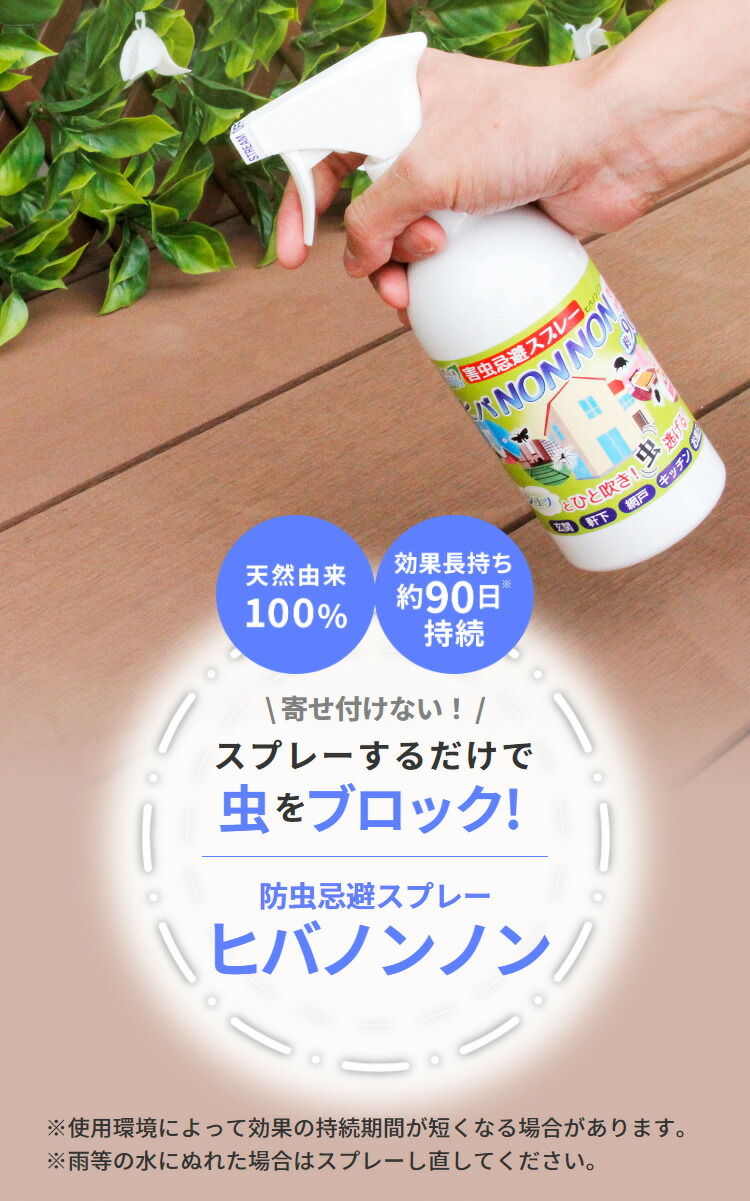 楽天市場】ヒバNON NON 2本セット 4本セット 6本セット【 ヒバノンノン