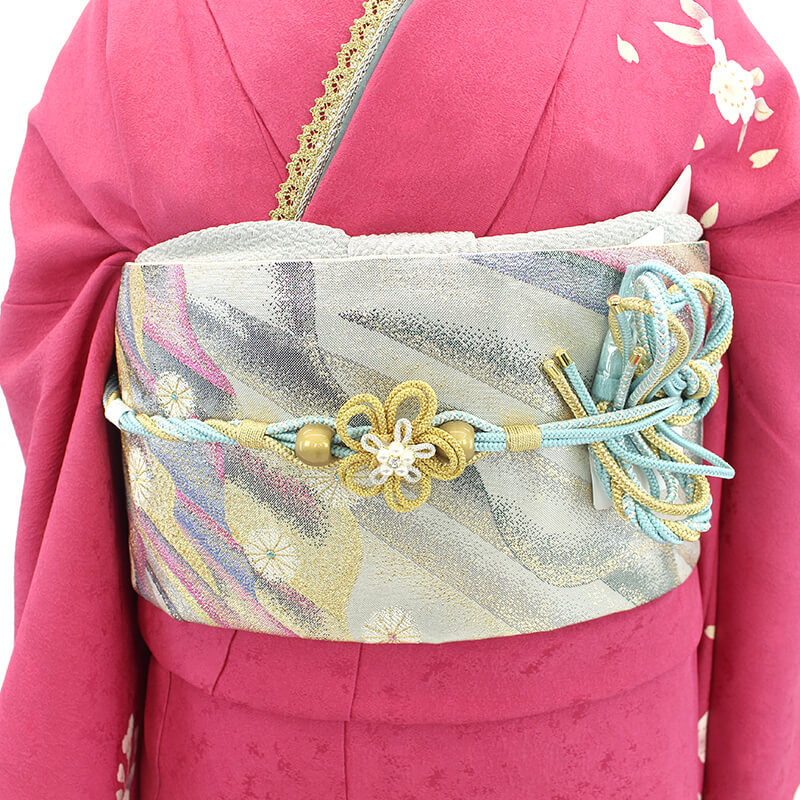 成人式 中古 振袖 コーディネイトセット 3点セット 袋帯 長襦袢