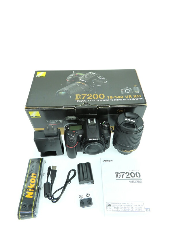 Nikon D7200 18-140 VR KIT 箱あり Nikon D7200 18;140 VR KIT箱あり