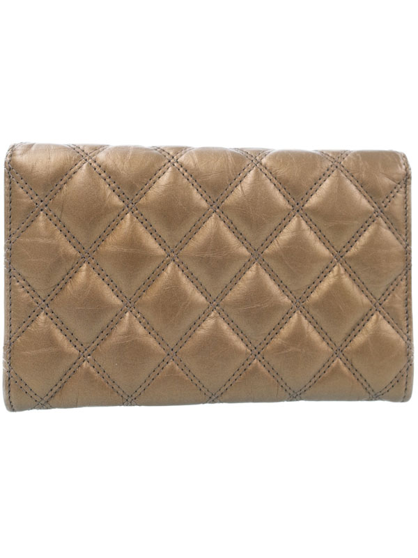 CHANEL】【シルバー金具】シャネル『パリ ニューヨークライン 二つ折り