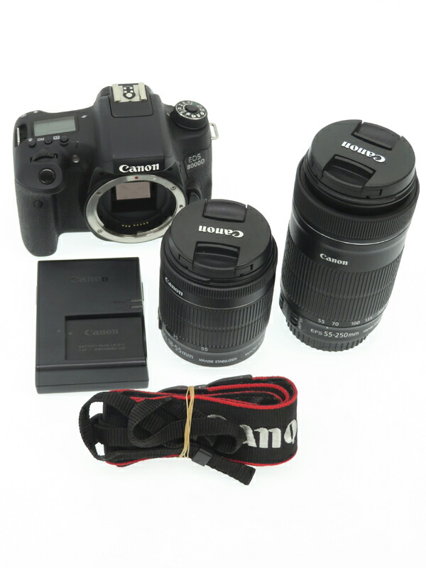 Canon EOS 8000D ダブルズームレンズキット&単焦点レンズ Amazon.co.jp