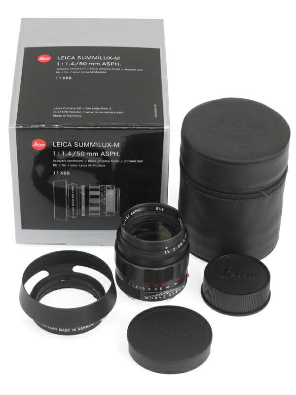Leica】ライカ『ズミルックスM 50mm F1.4 ASPH. ブラッククローム