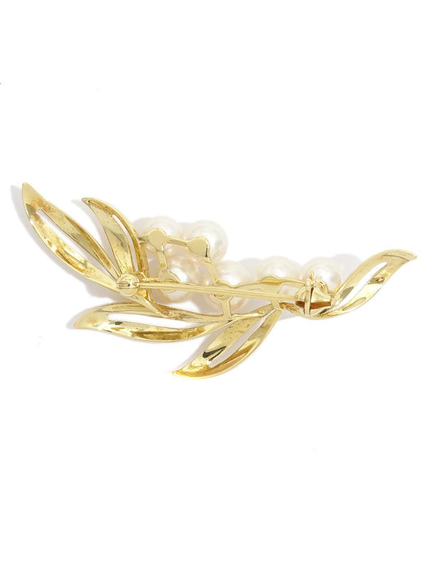 MIKIMOTO ミキモト パール ブローチ コサージュ リーフ 葉 公式通販