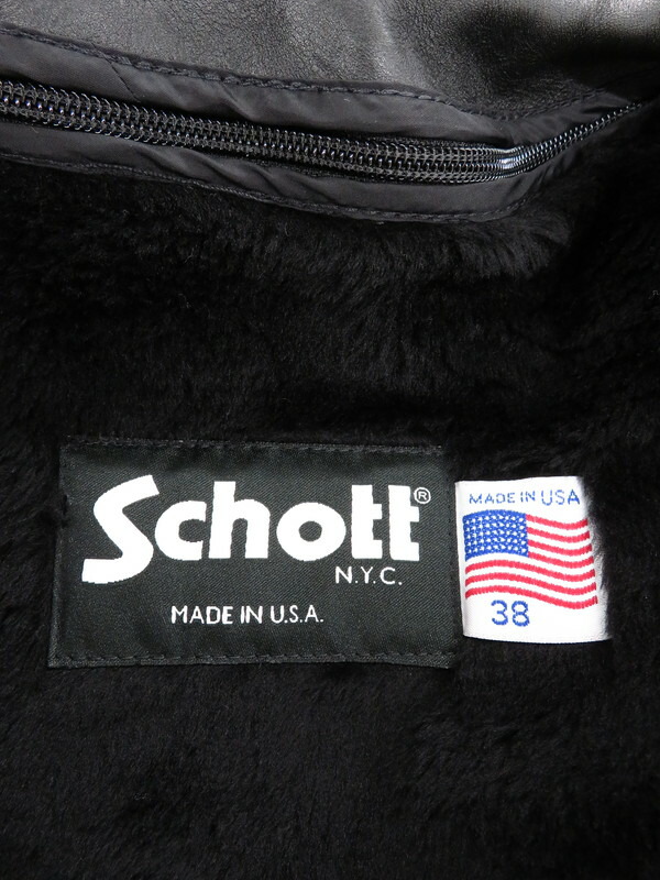 Schott】【641】【シングルライダース】【アメリカ製】ショット『ボア