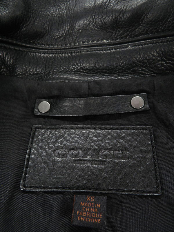 COACH】【アウター】コーチ『レザージャケット sizeXS』メンズ 革