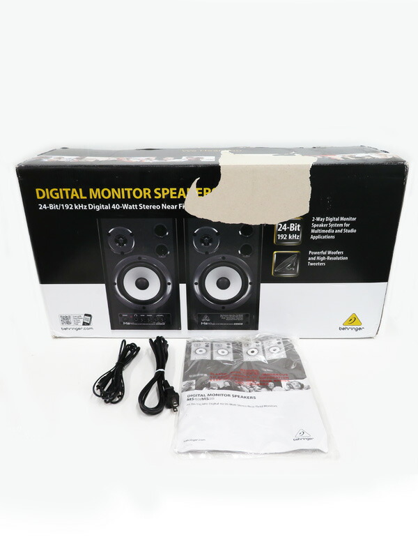 BEHRINGER】ベリンガー『パワードモニタースピーカー』MS40 1週間保証