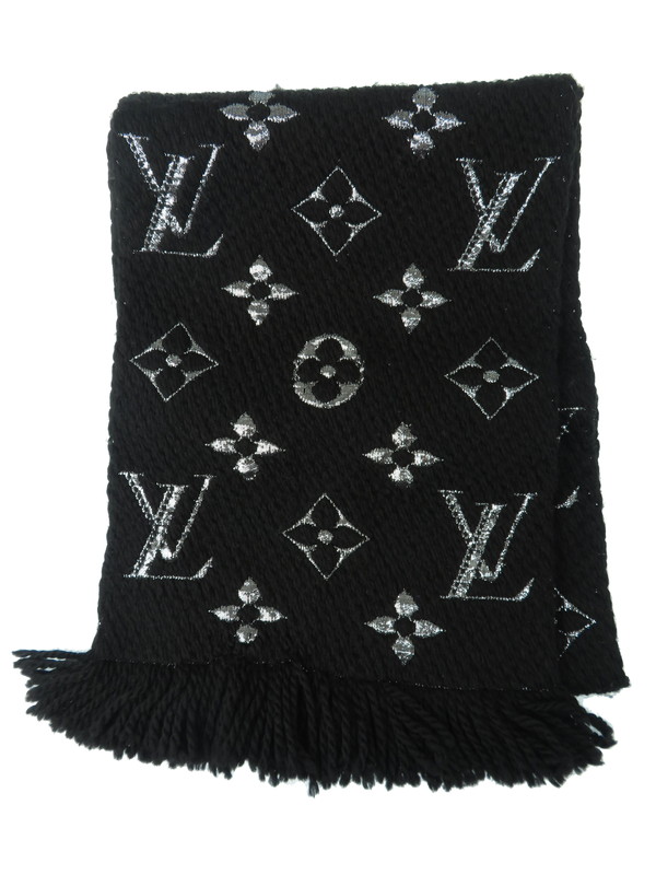 LOUIS VUITTON】【イタリア製】ルイヴィトン『エシャルプ・ロゴマニア