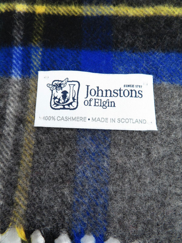 JOHNSTONS OF ELGIN】ジョンストンズ『グレーグラウンドスチュワート