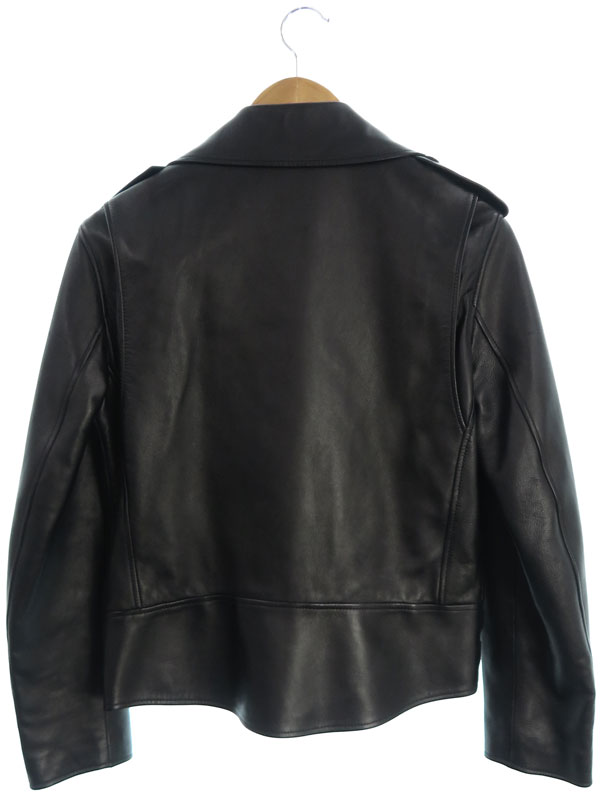GUCCI】グッチ『レザーライダースジャケット size40』629189 XN336