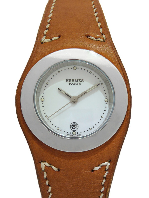 HERMES】エルメス『アーネ』HA3.210 レディース クォーツ 1週間保証