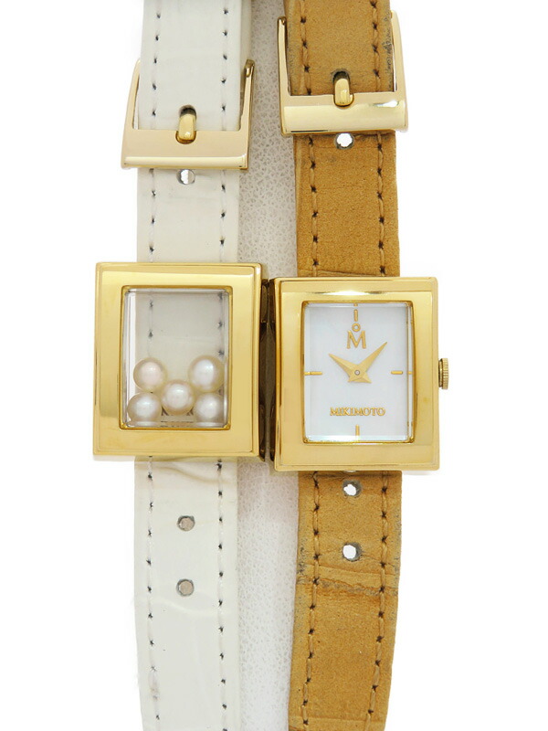 MIKIMOTO】ミキモト『MFW パールウォッチ ツインベルト』レディース