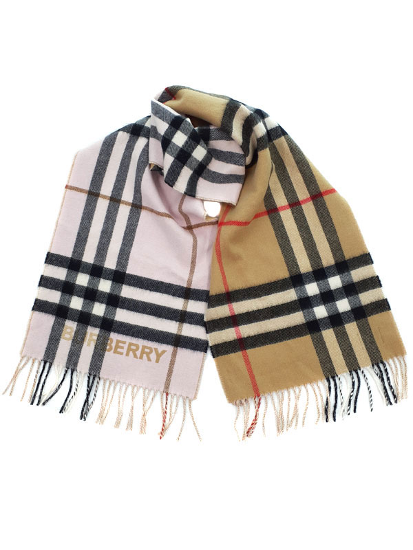 なでしこさま専用BURBERRY カシミヤ マフラー チェック柄 なでしこさま