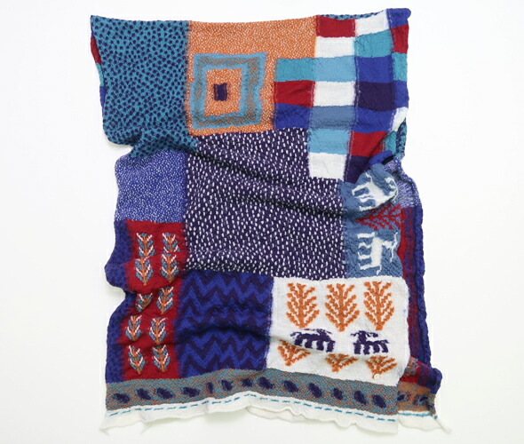 KAPITAL キャピタル 縮絨ウール 村キャべマフラー